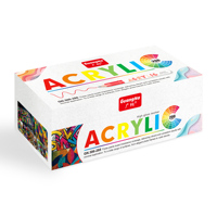 Ensemble de marqueurs acryliques GuangNa 288 couleurs à haute brillance, encre à haute concentration, haute couverture pour la pierre, la céramique, le verre, le bois, l'art DIY et l'artisanat