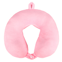 Oreillers en forme de U personnalisés avec logo brodé de dessins animés, en coton doux, parfait pour le repos de la tête, oreiller de voyage personnalisé