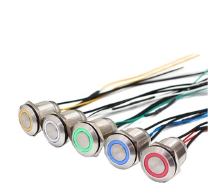 5A 250V 19 Mét Khóa ON OFF Ngắn Nhất IP68 Chống Thấm Nước 12V LED <span class=keywords><strong>Push</strong></span> <span class=keywords><strong>Button</strong></span> Chuyển Đổi Với Ánh Sáng - Product Image 1