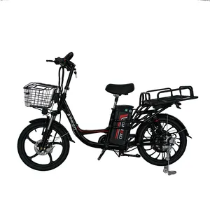 廉价货运自行车350w 48v12ah电动自行车-电动自行车500w液压可拆卸电池货运电动自行车