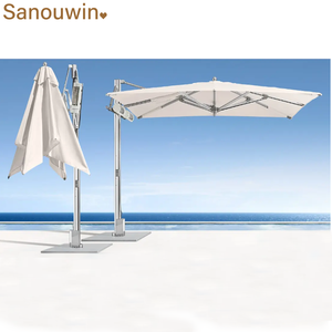 <span class=keywords><strong>Sombrilla</strong></span> <span class=keywords><strong>cuadrada</strong></span> romana grande al aire libre para Villa <span class=keywords><strong>terraza</strong></span> jardín marco de aluminio de 3m para muebles de patio - Product Image 4