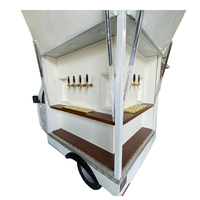 Camión de Cerveza y Vino para Bodas Piaggio Ape 50 Eléctrico Móvil Personalizado con Características Resistentes a la Oxidación y Energía Integrada en Venta