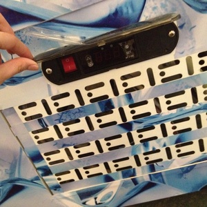 Ventilateur extérieur refroidissant le <span class=keywords><strong>distributeur</strong></span> de bac à glace à double portes inclinées - Product Image 6