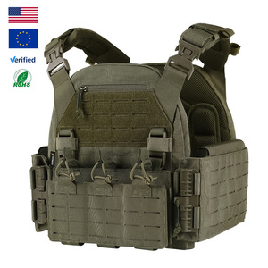 Chaleco Táctico Portaplacas PTG Ligero de Liberación Rápida Estilo MOLLE de Nailon 500D - Product Image 1