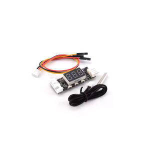 12V Four <b>Wire</b> PWM Fan Temperature <b>Control</b> Governor Module 3A Temperature+Speed Digital Display - Product Image 1