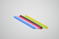 Pailles en PLA compostables certifiées BPI, à embout coudé, pailles standard pour boisson, vente en gros en vrac