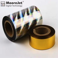 Film d'aluminium personnalisable de vente chaude holographique pour imprimante Hp Indigo imprimante à jet d'encre UV impression de machine à feuille utiliser une valeur ajoutée