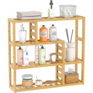 Bamboo <b>Storage</b> Racks Spices for <b>Kitchen</b> Cabinet Countertop <b>Storage</b> Rack - Product Image 5
