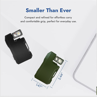 Lampu Senter Mini EDC G5 Aluminium Isi Ulang USB, Promo Panas, IP68, Sumber Cahaya Ganda, Portabel untuk Penerangan Berkemah