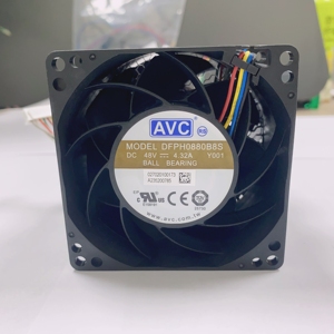 AVC 80x80x80mm 12V 24V 48Volt 203CFM Air Flow Powerful Cooling <strong>Fan</strong> DC Axial <strong>Fan</strong> Manufacture - Product Image 1