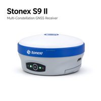 Penerima GPS RTK GNSS Stonex S9II/S900+/S900A dengan Aplikasi SurPad, Peralatan Survei, Pengukuran Kemiringan, Stasiun Rover, Berperingkat IP67 - 30 ℃ -60 ℃
