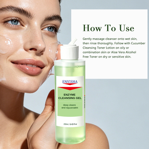 <span class=keywords><strong>Gel</strong></span> <span class=keywords><strong>Nettoyant</strong></span> Quotidien Enzymatique pour le Visage à l'Extrait Végétal, Rafraîchissant, Resserre les Pores, Élimine l'Excès de Sébum et Nourrit la <span class=keywords><strong>Peau</strong></span> - Vente en Gros - Product Image 5