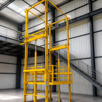 Ascenseurs de chantier, équipement de levage de marchandises 3000 kg, élévateur de fret extérieur 6m 10m