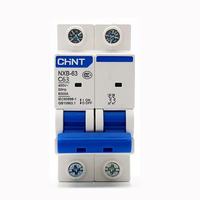 Disjoncteur miniature CHINT NXB-63 63A MCB 2 pôles, interrupteur d'alimentation industriel, remplacement DZ47 pour la protection des moteurs