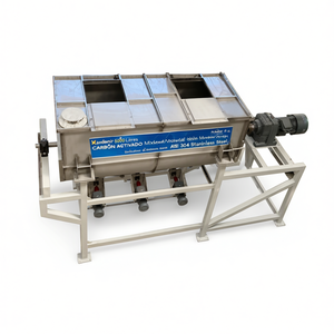 เครื่องผสมผงแนวนอน Kandemir 6000 ลิตร แบบริบบิ้นคู่ อุปกรณ์ผสมอุตสาหกรรม ผลิตจากสแตนเลส AISI 304 - Product Image 2