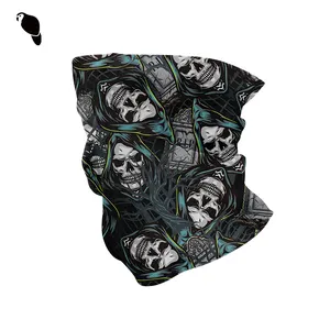 Wholesale Fashion Custom Ice silk Magic Bandana With Logo for Sports Tube UV Face Neck Gaiter bandana