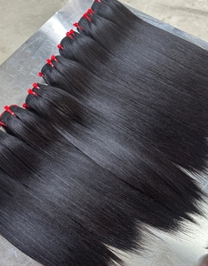 Extensiones de Cabello Humano Remy 100% al por Mayor, Doble Trama a Máquina, Resistentes al Desprendimiento, Color Natural - Product Image 1