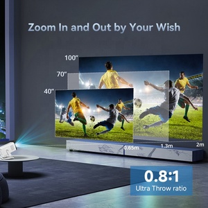 Nuevo Proyector Portátil Inteligente X1Q 2025, Android 11, Cuatro Núcleos, con WiFi 6, Video 4K, 720P, Mini Cine en Casa 3D, <span class=keywords><strong>Versus</strong></span> HY300 Pro - Product Image 3