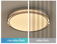 Plafonnier LED moderne en aluminium de style nordique, ultra fin, carré, avec couvercle en acrylique, indice de protection IP67, dimmable, pour balcon, salon