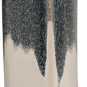 Vaso in Ceramica Curvo con Ritagli, Design Bicolore per Arredamento Soggiorno, Camera da Letto, Ufficio - Product Image 5