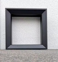 Moldura Decorativa de Aleación de Aluminio Personalizada, Apta para Ventanas Exteriores, Estilo Chino, Recubierta con Polvo, Resistente al Agua y a los Rayos Solares