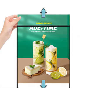 Caja de Luz LED Ultrafina de Pared, <span class=keywords><strong>Cartel</strong></span> de Vidrio Templado para Letreros Electrónicos Personalizados, Menú <span class=keywords><strong>Luminoso</strong></span> - Product Image 1