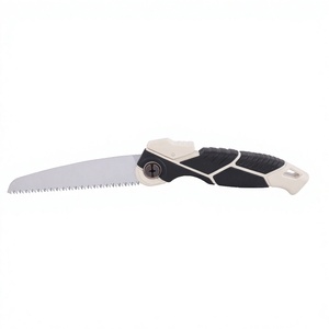 SONO JH120 Manual Garden Agriculture High Carbon Steel <b>Angle</b> Pruning Hand Saw Blade 120mm Plastic Handle Black and white - Product Image 1