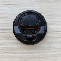 Couvre-gobelet en plastique PS jetable, couvercle de gobelet en papier