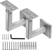 Quincaillerie de garde-corps en verre de haute qualité, supports verticaux réglables en acier inoxydable, meilleure vente, acier inoxydable 304