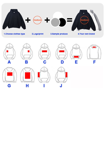 Sweat-shirts à capuche surdimensionnés personnalisés 330 GSM en polyester double couche pour hommes - Product Image 5