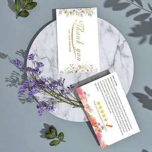 <span class=keywords><strong>Carte</strong></span> d'<span class=keywords><strong>anniversaire</strong></span> personnalisée pour fabricant d'impression, avec impression pliée, enveloppe, estampage doré et papier de qualité supérieure - Product Image 4