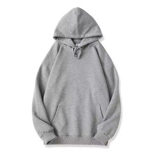 Alta calidad 100% algodón de gran tamaño pulóver sudaderas Unisex peso pesado al por mayor personalizado blanco Sudadera con capucha hombres - Product Image 1