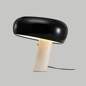 Minimalist Italian-Style Snoopy-Themed Light Luxury <b>Table</b> Lamp Mushroom Design Nordic Marble Bedroom Bedside <b>Study</b> 36V Input - Product Image 5