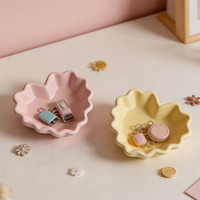 Moules en silicone en forme de cœur pour résine et béton, moules en silicone en forme de cœur pour la Saint-Valentin, porte-bougie, plateau à bijoux, moule en résine