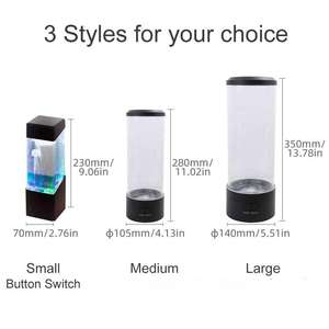 लाइटलिंगपास कस्टम हॉट सेलिंग नेऑन रंग जेलीफ़िश मूड सजावट रात मिनी टेबल स्टैंड नाइट लैंप कोई रिमोट कंट्रोल नहीं - Product Image 5