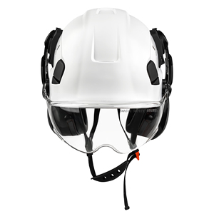 Protection des yeux personnalisée multicolore <span class=keywords><strong>de</strong></span> haute qualité <span class=keywords><strong>Casque</strong></span> <span class=keywords><strong>de</strong></span> sécurité ABS à réduction du bruit Taille réglable Robuste avec visière et cache-oreilles - Product Image 2