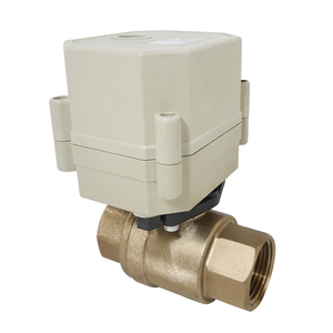 Vanne d'arrêt d'eau électrique automatique en acier inoxydable à retour automatique à 2 fils 12V CC CR2 2PC pour commande urgente COVNA - Product Image 1