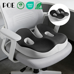 <span class=keywords><strong>Coussin</strong></span> de siège de voiture en mousse à mémoire de forme orthopédique à motif tissé pour chaises de bureau - Soulagement ergonomique de la douleur, amovible et lavable - Product Image 1