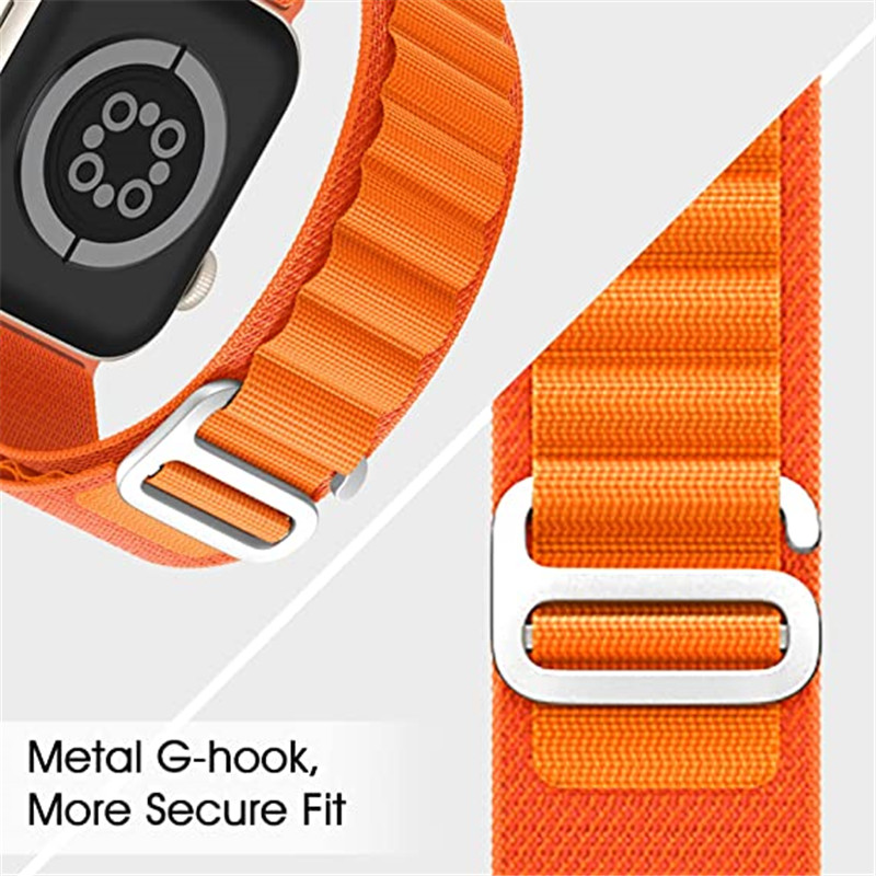 Alpine Loop Band For Apple Watch Strap 49 44 40 45 41 42 38 mm Bracelet iWatch Ultra Series 7 6 5 3 se 8 Nylon Sport Watchband