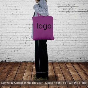 Sac fourre-tout écologique personnalisé pour femme, en toile de coton, avec lettres, décontracté, grande capacité, sac à bandoulière en toile pour le shopping - Product Image 4