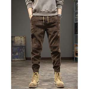 <span class=keywords><strong>กางเกง</strong></span>ขายาวผ้าลูกฟูก<span class=keywords><strong>ส</strong></span>ไตล์อเมริกันย้อนยุ<span class=keywords><strong>ค</strong></span>สุดเทรนด์<span class=keywords><strong>ส</strong></span>ำหรับฤดูหนาว, <span class=keywords><strong>กางเกง</strong></span>เลกกิ้งบุหนานุ่ม<span class=keywords><strong>ส</strong></span>ำหรับผู้<span class=keywords><strong>ชาย</strong></span>, <span class=keywords><strong>กางเกง</strong></span>วอร์มเอวยางยืดทรงหลวมขนาดใหญ่ - Product Image 4