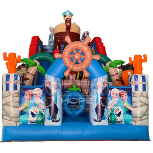 Harga produsen tema bajak laut Frozen kecil rumahan Bounce kecil komersial kursus rintangan untuk anak-anak balita pesta - Product Image 1