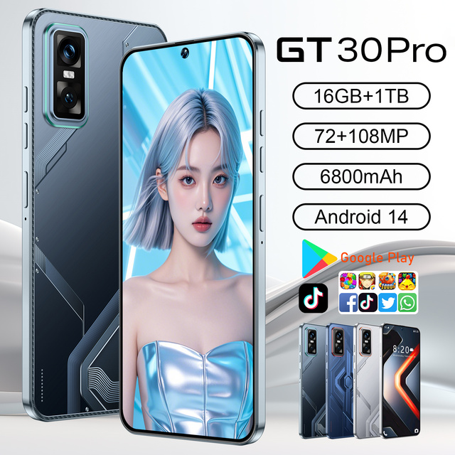 New Arrival Smartphone Unlocked Itel Gt30 Pro Mobile Phone with Dual Sim Cards