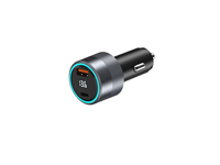 Chargeur de voiture USB + Type C à affichage numérique de haute qualité PD100w QC3.0 Super rapide pour chargeur de téléphone portable