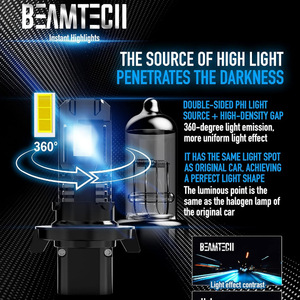 Beamtech หลอดไฟ LED H13 6500K 60W สำหรับไฟตัดหมอกอัพเกรดอเนกประสงค์ - Product Image 4