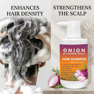 Shampoo anti-<span class=keywords><strong>chute</strong></span> <span class=keywords><strong>de</strong></span> <span class=keywords><strong>cheveux</strong></span> professionnel OEM ODM à l'oignon, sans sulfate, soin du cuir chevelu à la lavande, pour des <span class=keywords><strong>cheveux</strong></span> plus forts et plus longs, 400 ml - Product Image 3