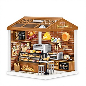 Jouets exclusifs transfrontaliers Jiaerle : Scène miniature DIY en plastique <span class=keywords><strong>Grande</strong></span> Ville et Petite Ville, Kit de construction de maisonnettes pour enfants 0-3 ans - Product Image 1