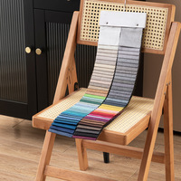 Tissu en velours mélangé épaissi imperméable 100 % polyester, jacquard fin teint en fil, coussin imprimé numériquement imitation tissé