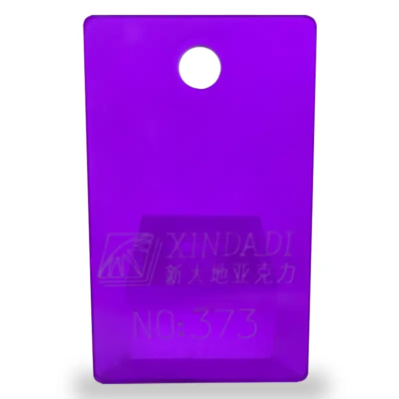Hojas acrílicas personalizadas, tablero de plástico púrpura, 2022 acrílico transparente, plexiglás, nuevo estilo, 373