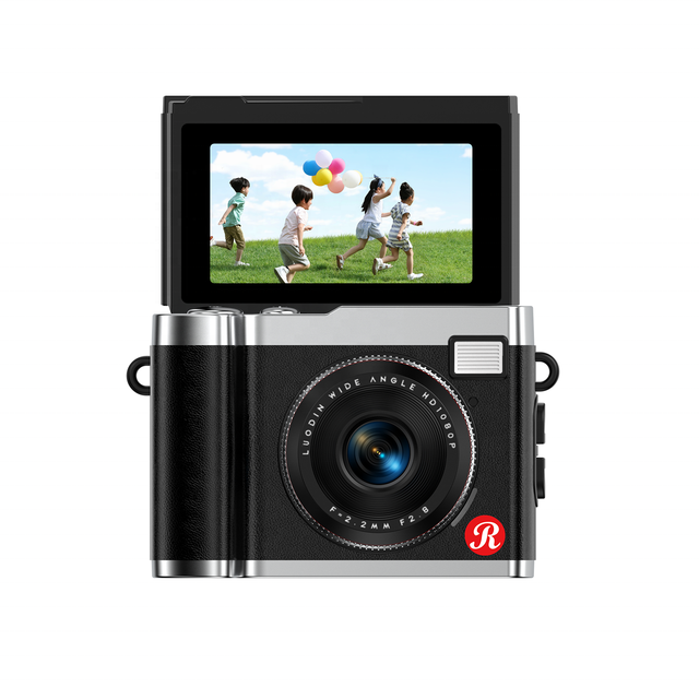 New Design M11 Cute Retro Mini Camera 1080P HD Outdoor Travel Video Recorder with MicroSD Projection 2MP 180